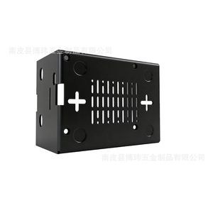 Custom Metal Equipment Housing 500x200x100mm Galvanized Sheet Powder Coated CNC Bending Laser Cutting Enclosure Guard Shield - Product Image 1