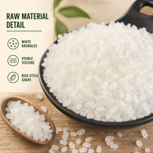 Granulés <span class=keywords><strong>de</strong></span> riz <span class=keywords><strong>de</strong></span> <span class=keywords><strong>konjac</strong></span> sec fabriqués à partir <span class=keywords><strong>de</strong></span> <span class=keywords><strong>farine</strong></span> <span class=keywords><strong>de</strong></span> <span class=keywords><strong>konjac</strong></span> en sacs pour la restauration et la vente en gros - Product Image 3