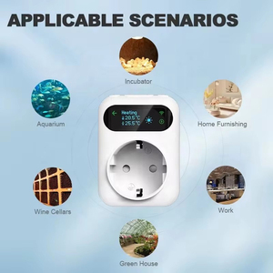 Controlador de Temperatura Inteligente Wifi Tuya para Piscina, Invernadero, Incubadora, Función de Control por Aplicación - Product Image 2