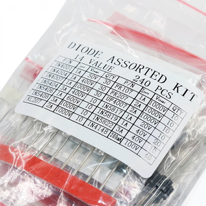 Kit assorti de diodes Schottky à commutation rapide, 240 pièces, 1N4001 1N4004 <span class=keywords><strong>1N4007</strong></span> 1N5408 <span class=keywords><strong>UF4007</strong></span> FR207 1N5817 1N5819 1N5822 1N4148 RL207 - Product Image 5