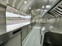 Nouveau Camion de Restauration Mobile 2025 pour Glaces, Café, Bar, Burgers, Sandwichs, Snacks et Frites en Fibre de Verre et Acier Inoxydable