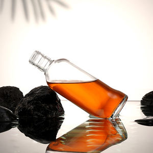 <span class=keywords><strong>Cerveza</strong></span> vacía Jugo Agua Licor Vodka Bebida Botella de vidrio con tornillo Tapa de aluminio Proveedor - Product Image 6