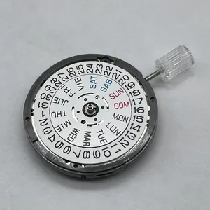 Reloj con Movimiento NH36A, Corona a las 3:00, Disco Negro/Blanco, 4R36A, Inglés/Español, Ligero, Mod 32.6mm - Product Image 5