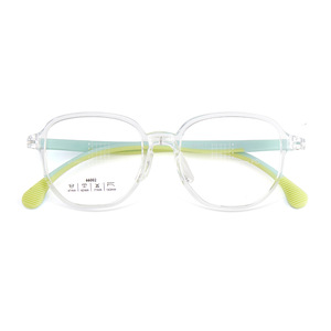Montures de lunettes rectangulaires pour enfants Danyang TR 66002, antidérapantes avec plaquettes de nez en silicone, monture complète, verres en acrylique - Product Image 1