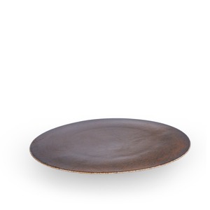 Assiette à carpaccio en porcelaine active et réactive DIAM. 29CM MARRON - Product Image 1