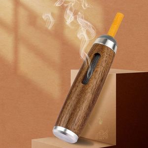 Custom Novelty Mini Car Ashtray Walnut Portable Handheld Does Not Drop Ash <b>Tray</b> Cigarette Personal Smoke Free Car Ashtray - Product Image 2