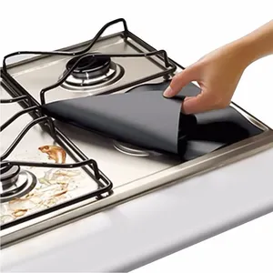 Non-Stick Fiberglass Stove Burner Covers Stovetop Protector