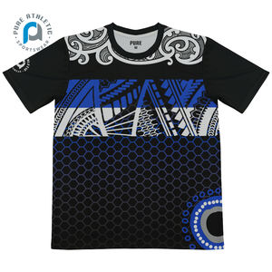PURE personalizado nuevo diseño SAMOAN para hombre 100% poliéster sublimación impresión <span class=keywords><strong>Rugby</strong></span> deporte Jersey Tsamoa <span class=keywords><strong>camiseta</strong></span> - Product Image 1