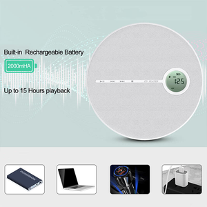 Factory <b>Custom</b> <b>CD</b> Player Portable With 2000mAh Battery 15 Hours USB Power Supply Repeat Function For Study Travel Car Office - Product Image 2