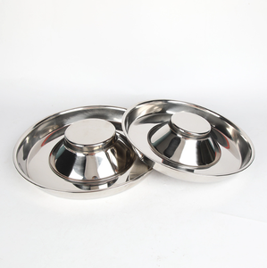 Customizable Interactive Pet Feeder <strong>Personalized</strong> Stainless Steel <strong>Dog</strong> Cat <strong>Bowl</strong> Solid Pattern Healthy Diet Eco-Friendly Feature - Product Image 2