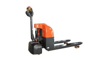 Transpalette électrique avec mât monophasé, pneus pleins, utilisation debout, pour usage intérieur en usine - Product Image 5