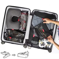 Sac de voyage sportif léger en TPU réutilisable avec logo personnalisé, fermeture éclair et cordon de serrage, rangement portable pour chaussures, modèle 9650