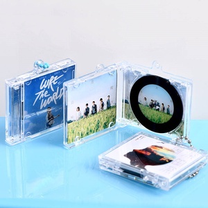 Llaveros de plástico <span class=keywords><strong>Kpop</strong></span> con estampado UV personalizado NFC para CD <span class=keywords><strong>Kpop</strong></span> Euro American Singer inspirado estilo de dibujos animados llavero con reproductor NFC - Product Image 4