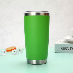 Silver Stainless <b>Cup</b> Mug 20Oz Insulated Double Wall Vacuum Powder Coated Matte Seamless Inner Wall Leak ASM25 - Product Image 4