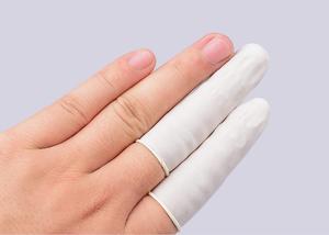 100pcs Disposable Latex Finger <b>Cots</b> 7x2cm Powder Free Anti Static Gloves for Microblading Permanent Makeup - Product Image 6