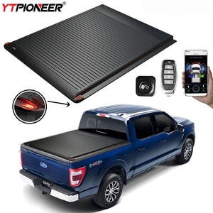 Couverture de benne électrique rétractable de 5,5 à 6,5 pieds, imperméable et verrouillable, pour camionnette <span class=keywords><strong>Ford</strong></span> <span class=keywords><strong>F150</strong></span> Xlt <span class=keywords><strong>Sport</strong></span> Raptor 2019-2025 - Product Image 1