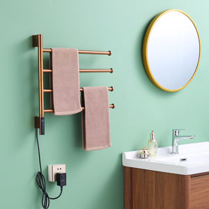 Scaldasalviette Elettrico Moderno in Acciaio Inossidabile Cromato, Regolabile, <span class=keywords><strong>per</strong></span> Hotel e Bagno, Ideale anche <span class=keywords><strong>per</strong></span> <span class=keywords><strong>Cucina</strong></span> - Vendita all'Ingrosso - Product Image 3