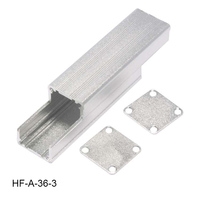 Boîtier en aluminium, profilé extrudé industriel, finition anodisée, pour module d'alimentation électrique
