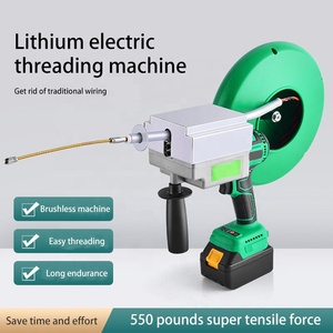 Cable Pulling Machine Li-ion Automatic Threading Cordless <b>Power</b> <b>Tools</b> Wire Drawing N454 <b>Power</b> Pipe Threaders Lithium Automatic T - Product Image 5