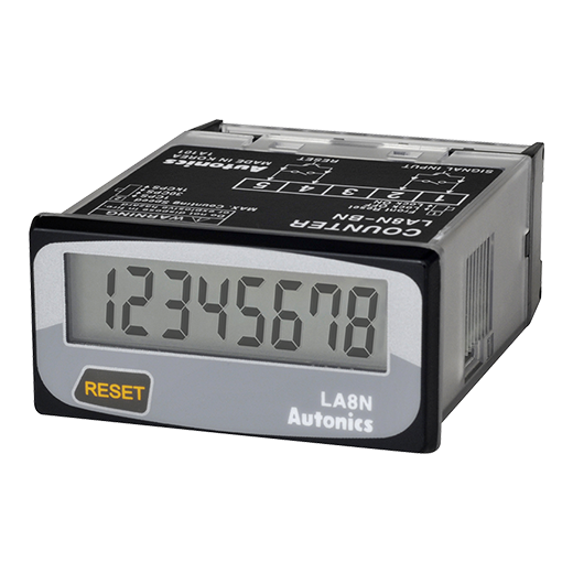 DIN W48 X H24mm Размер счетчик Autonics 8 цифр ЖК-дисплей Счетчик LA8N-BF LA8N