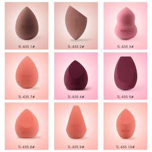 Lot d'<span class=keywords><strong>éponge</strong></span>s de <span class=keywords><strong>maquillage</strong></span> sans latex, non absorbantes, double usage (humide et sec), vente en gros, marque privée, lavables, réutilisables, écologiques, type œuf de beauté - Product Image 2