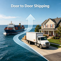 Expédition de Chine vers les États-Unis DDP porte-à-porte via Top10 Freight Forwarder LCL+Express pour Amazon FBA, service logistique complet (15-25 jours)