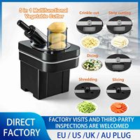 Elektrische groentesnijder Multifunctionele snijmachine Shredder Dicer Machine Commerciële voedselverwerkingsmachine voor restaurants