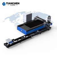 Machine de découpe laser à fibre Jinan Tianchen série FT 1,5 kW-6 kW pour tôles et tubes avec contrôle Cypcut, refroidissement par eau et support IA