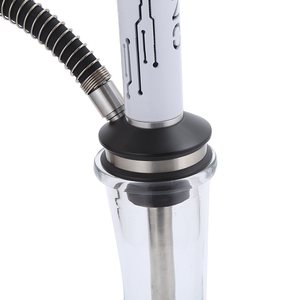 Neueste russische Geometrie <span class=keywords><strong>Techno</strong></span> Edelstahl Shisha modernen Stil <span class=keywords><strong>Deutschland</strong></span> Qualität Shisha Set mit Glasvase Midium Huka - Product Image 6