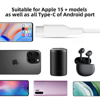 Certificado MFI 1m/2m/3M 20W USB C a MFI tipo C PD Cable de carga rápida para iPhone 11 12 13 14 15 16 pro Max