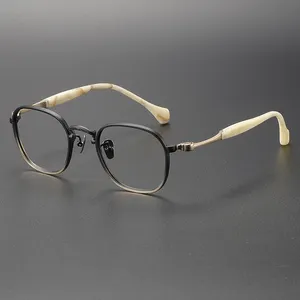 Kacamata baca grosir bingkai kacamata uniseks, lensa mata optik mewah dengan resep 80868