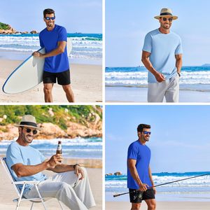 Camiseta Deportiva de Manga Corta para Hombre FOXA, Absorbe la Humedad, para Gimnasio, Paquete Múltiple, Color Sólido, Secado Rápido, Transpirable - Product Image 6
