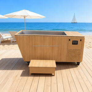 Luxe Koude Dompelbak 1hp Chiller Houten Roestvrijstalen Voering Buiten Draagbare Houten Vat Ijsbad Herstel Pod Chiller - Product Image 6