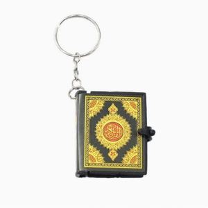 Quran Mini Book Keychain Classic <b>Key</b> <b>Ring</b> Pendant a Miniaturized Book-leafing Keychain Pendant - Product Image 2