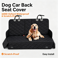 Housse de siège auto pour chien, protection de banquette arrière, hamac de voiture imperméable, tapis de voiture anti-rayures pour chiens en voyage