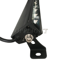 Barre lumineuse led, livraison latérale très lumineuse, étanche IP68, vente en gros, phare de camion modulaire, rangée unique, lampe de conduite
