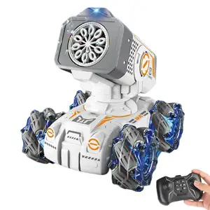 Neue 2.4G Bubble Machine Stunt RC Tank Auto Spielzeug Licht Musik Multifunktion ale Fernbedienung Auto Kinder Radio Control Spielzeug Junge Geschenke