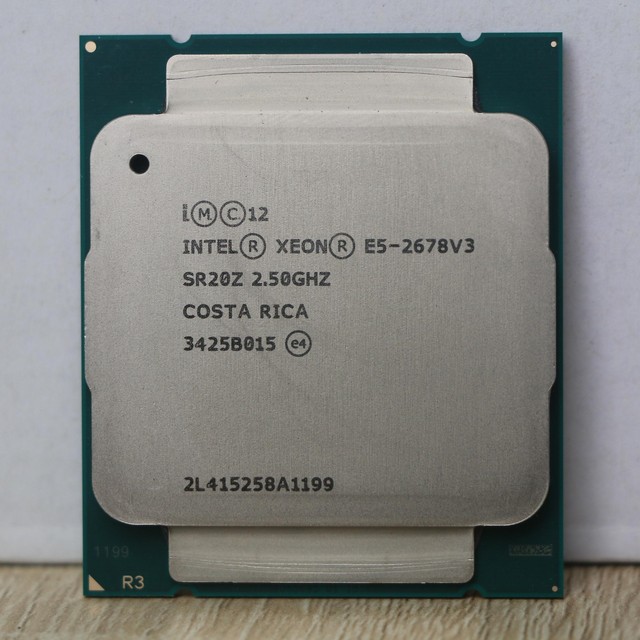 Original Xeon E5 2678 V3 CPU 12 Core LGA2011 Server Processor for Intel