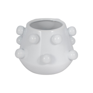Vaso in ceramica a bolle coniche per decorazioni domestiche, soggiorno, giardino, espositore da scaffale - Product Image 2