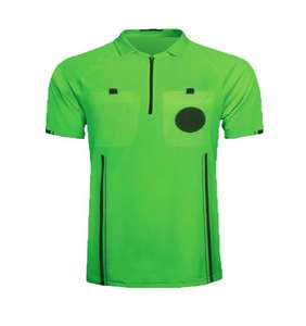 两个隐藏口袋100% 聚酯互锁轻质性能足球长袖裁判运动衫 - Product Image 3