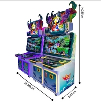 Machine de jeu de parc d'attractions Xiyao You Dragon, machine verticale neutre pour quatre personnes