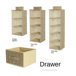 Factory Supply Hanging Non-woven Multi-layer Storage Rack Foldable Minimalist Design <b>Wardrobe</b> <b>Shoes</b> Organization Washable - Product Image 2