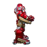 Escultura Luminosa de Iron Man de Marvel, Impresa en 3D a Gran Escala, Personalizable en Cualquier Tamaño, Mecanizada por CNC