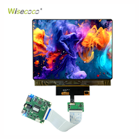 Layar AMOLED OLED Fleksibel IFS Lengkung Resolusi Tinggi 2K 8 Inci 2480*1860, Modul Layar Dapat Dibengkokkan untuk Desain Produk yang Dapat Dipakai