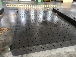 Meja las 3d Tiongkok kualitas tinggi dengan Jigs Las meja las baja 3D