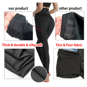 Pantaloncini da ginnastica da donna a vita alta pantaloni termici elasticizzati Sexy per allenamento sportivo Runni - Product Image 6