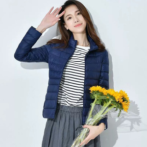 Veste en fibre de polyester de style court, légère, épaisse, <span class=keywords><strong>chaude</strong></span>, ajustée, pour femmes, nouvelle collection 2025 - Product Image 6