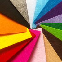 Feuilles de tissu feutré de couleurs assorties, vente chaude en gros d'usine, pour patchwork, couture et loisirs créatifs, épaisseur 1 mm