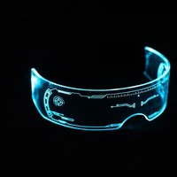Gafas LED Personalizadas con Luces RGB para Fiestas Temáticas, Bares, Eventos de Club, Accesorio para Ambiente Festivo