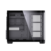 LOVINGCOOL 2027 Komputer Desktop Gaming Kustomisasi Terlaris USB3.0 Casing PC MATX E-Sports Kabinet Gaming Kaca Lengkung